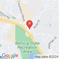 View Map of 1100 Rose Drive,Benicia,CA,94510
